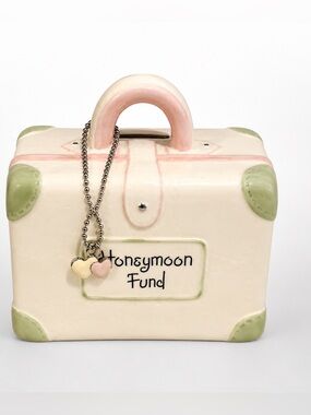 Russ White Lace & Promises Honeymoon Fund Suitcase Bank New in Box NOS